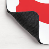 Red-Dackel - Und-Santa-Hat Mousepad (Ecke)