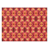 Red Dahlia Blume Nattern Muster Tischdecke (Vorderseite (Horizontal))