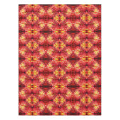 Red Dahlia Blume Nattern Muster Tischdecke (Vorderseite)
