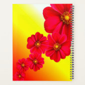 Red Dahlia Blume Planer (Rückseite)