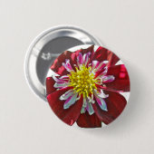 Red Dahlia Button (Vorne & Hinten)