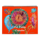 Red Dahlia Calendar Kalender (Titelbild)