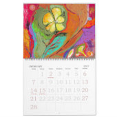 Red Dahlia Calendar Kalender (Feb 2027)