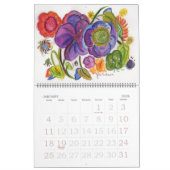 Red Dahlia Calendar Kalender (Jan 2026)
