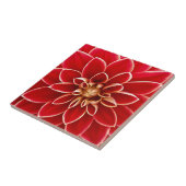Red Dahlia Fliese (Seite)