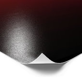 Red Dahlia Foto Print (Ecke)