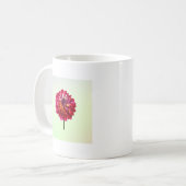 Red Dahlia, gelb gestrichen Kaffeetasse (Vorderseite Links)