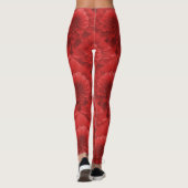 Red Dahlia Leggings (Rückseite)