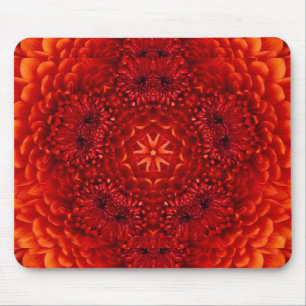 RED DAHLIA MOUSEPAD