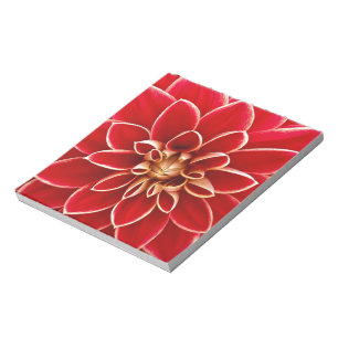 Red Dahlia Notizblock