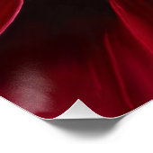 Red Dahlia Poster (Ecke)