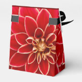 Red Dahlia Thank You Geschenkschachtel (Rückseite)
