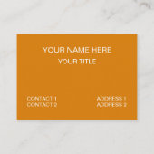 Red Dahlia Visitenkarte (Rückseite)