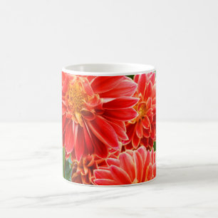 Red Dahlias Kaffeetasse
