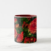 Red Dahlias Tasse (Mittel)