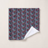 Red Daisies Badhandtuch Set (Waschlappen)