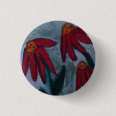 Red Daisies Button (Vorderseite)