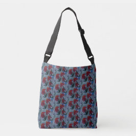 Red Daisies Crossbody Bag Tragetaschen Mit Langen Trägern
