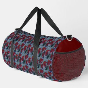 Red Daisies Duffle Bag
