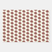 Red Daisies Frame. Geschenkpapier Set (Vorderseite)