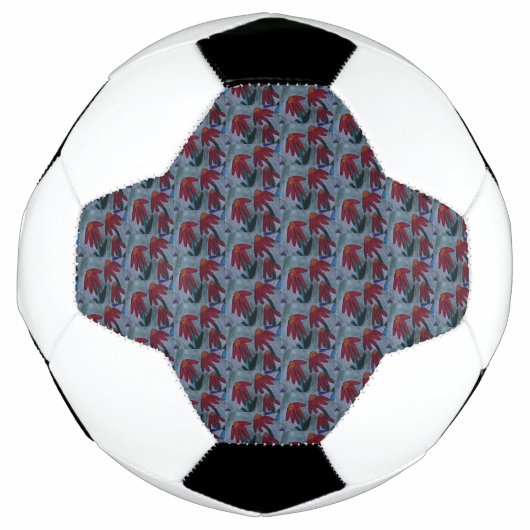Red Daisies Fußball (Vorderseite)