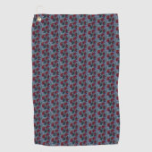 Red Daisies Golfhandtuch (Vorderseite)