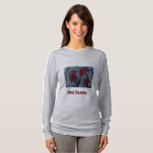 Red Daisies Long Sleeve T - Shirt (Vorne ganz)