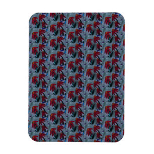 Red Daisies Magnet