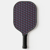 Red Daisies Pickleball Schläger (Rückseite)
