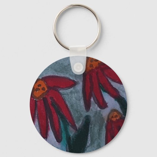 Red Daisies Schlüsselanhänger (Vorderseite)