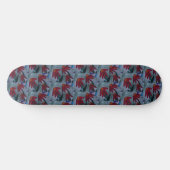 Red Daisies Skateboard (Horizontal)