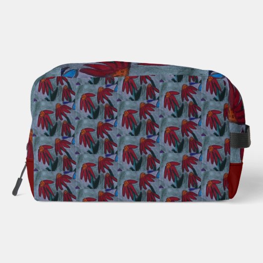 Red Daisies Waschbeutel (Rückseite)