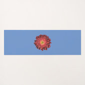 Red Daisy Blume Yogamatte (Rückseite (Horizontal))
