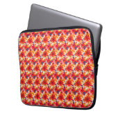 Red Daisy BOHO Modern Tile Laptopschutzhülle (Vorderseite Links)