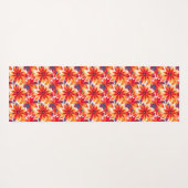 Red Daisy BOHO Modern Tile Yogamatte (Rückseite (Horizontal))