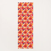 Red Daisy BOHO Modern Tile Yogamatte (Rückseite)