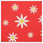 Red Daisy Fabric Stoff (Muster)