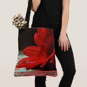 Red Daisy Gerbera Blume Tasche (Von Nahem)