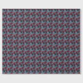 Red Daisy Geschenkpapier (Flach)