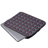Red Daisy Laptop Sleeve (Vorne Knopf)