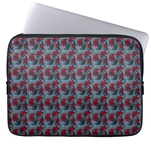 Red Daisy Laptop Sleeve (Vorderseite)