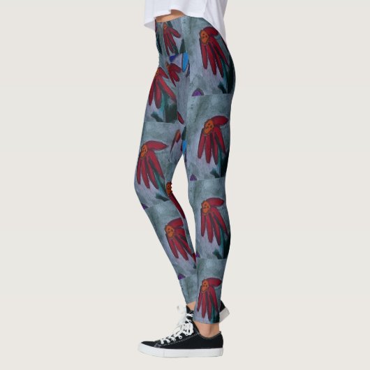Red Daisy Leggings (Links)