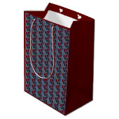 Red Daisy Mittlere Geschenktüte (Rückseite Schrägansicht)