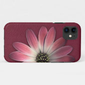 Red Daisy on Wine Leather Print Case-Mate iPhone Hülle (Rückseite (Horizontal))