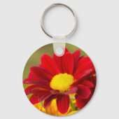 Red Daisy Schlüsselanhänger (Rückseite)