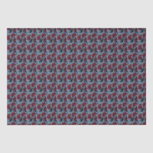 Red Daisy Seidenpapier (Vorderseite)