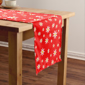 Red Daisy Table Runner Kurzer Tischläufer (Beispiel)