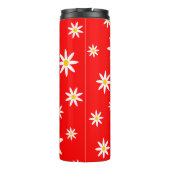 Red Daisy Thermal Tumbler Thermosbecher (Rückseite)