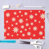 Red Daisy Tissue Paper Seidenpapier (Handwerk)