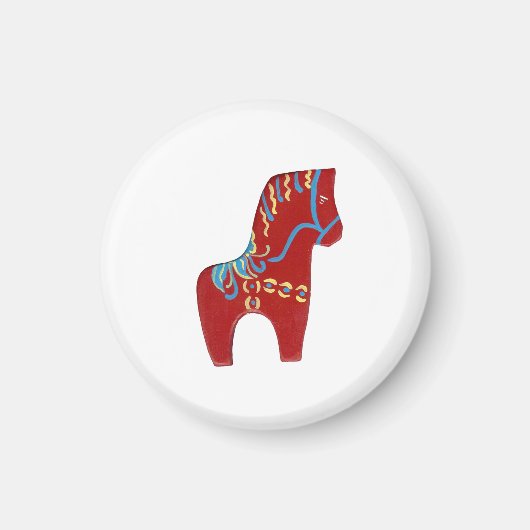 Red Dala # 6 Magnet (Vorne)